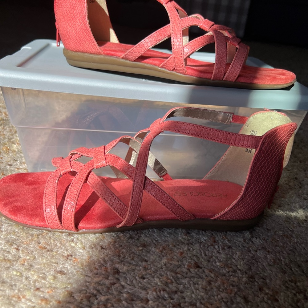 Aerosols Coral Sandal - Picture 3 of 6